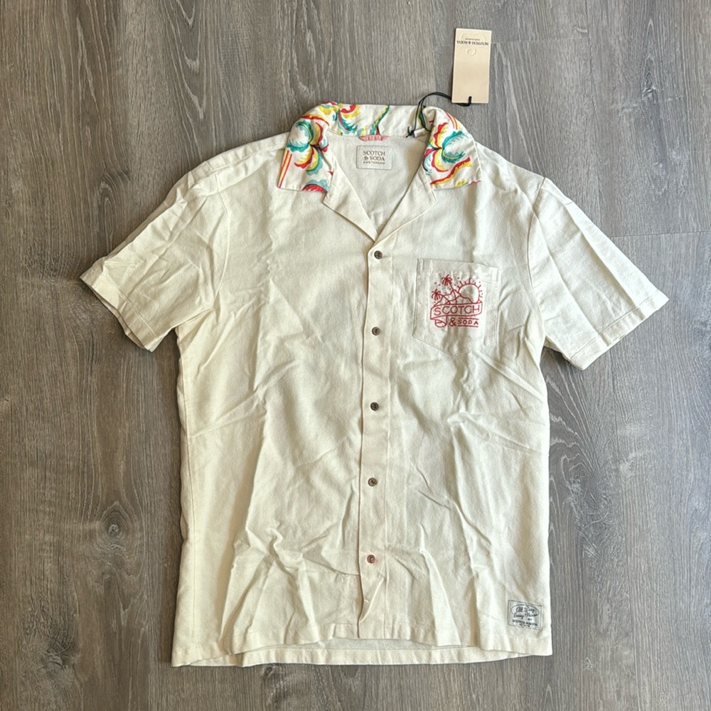 Scotch & Soda Short Sleeve Button Shirt